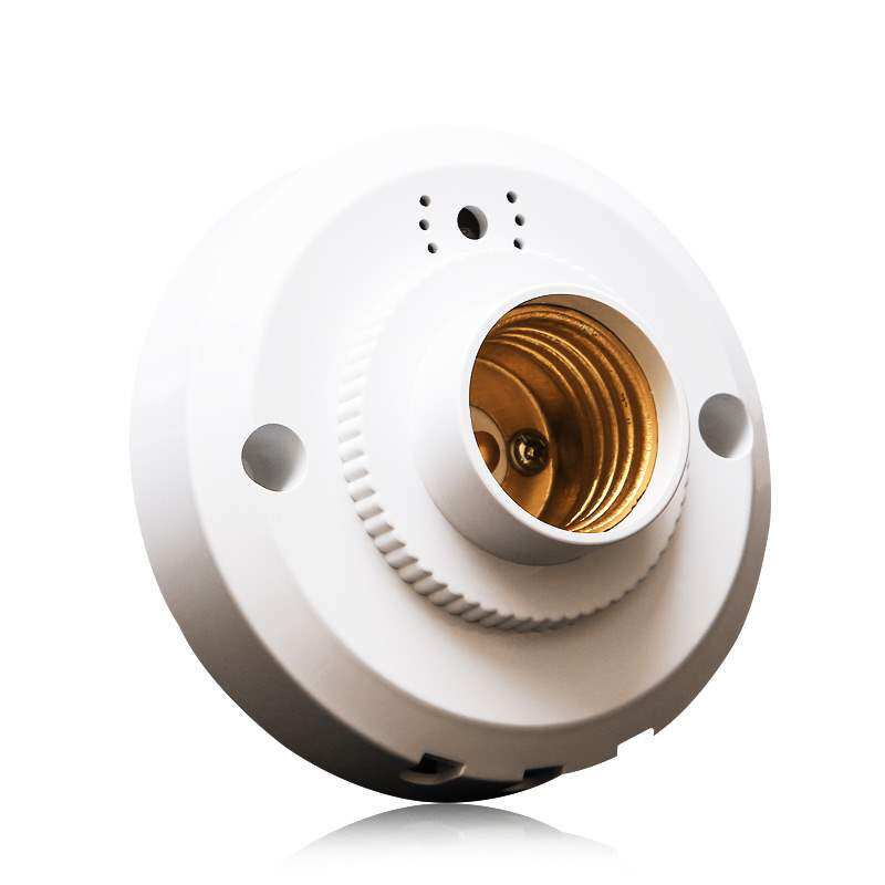 声光控开关灯座感应声控开关楼道led节能家用灯头e27螺口