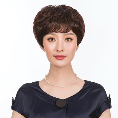 高档假发女短发短卷发蓬松图片