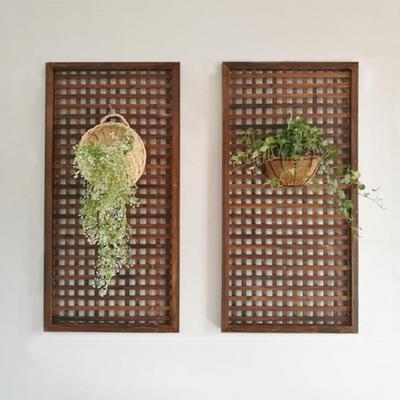 店铺烧烤店隔断装饰美观商用泥地围栏古风防腐篱笆墙大厅u室内木