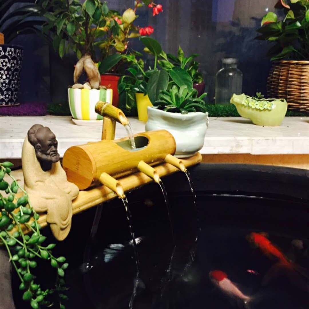 盆景摆件流水养鱼大额优惠券