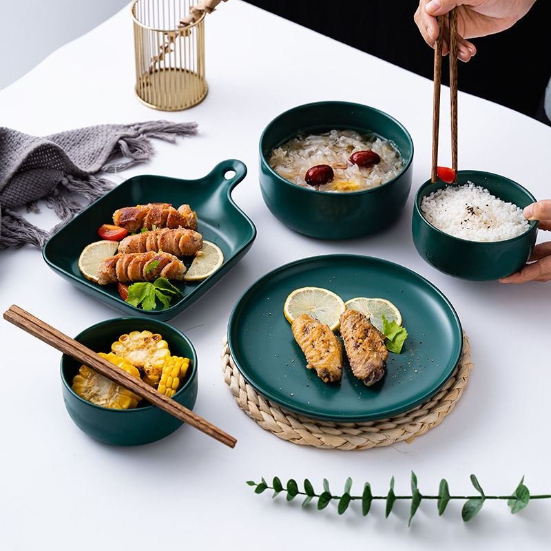 一折厨房碗碟套装韩式