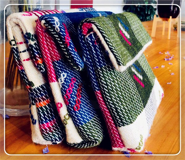 不丹布姆v塘手工牛毛编织毯制品多用包袋不丹孩子的小店