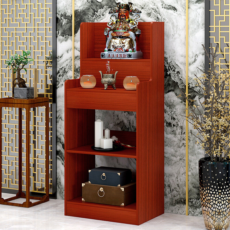 佛龛立柜供桌供台佛台家用客厅香案榆木佛像桌居家神明供奉柜神台