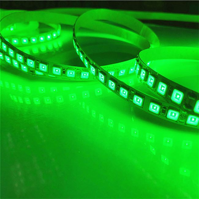 led防水灯带条绿色12v灯条5054绿光led灯带超高亮24v展览厅装饰