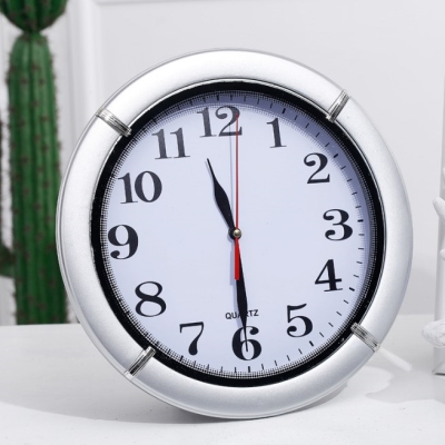 挂钟多色数字学生钟表圆方形学生挂钟r挂塑料儿童宿舍闹钟创意礼