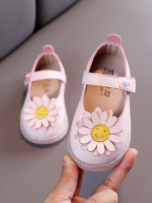 女童可爱软春秋宝宝小鞋皮鞋5单鞋儿童款320211新款-底岁鞋子公主