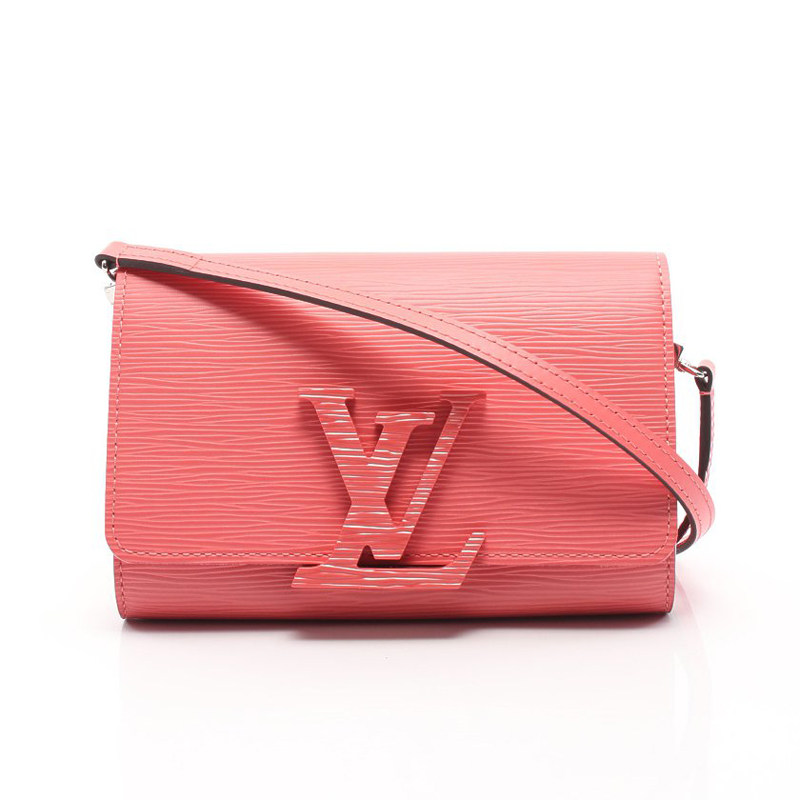 中古lv路易威登a95新pochettelouisepm粉色女性656541