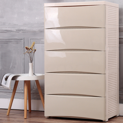 儿童塑料衣柜加厚加大图片