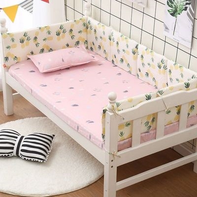 婴儿床围床单套件图片