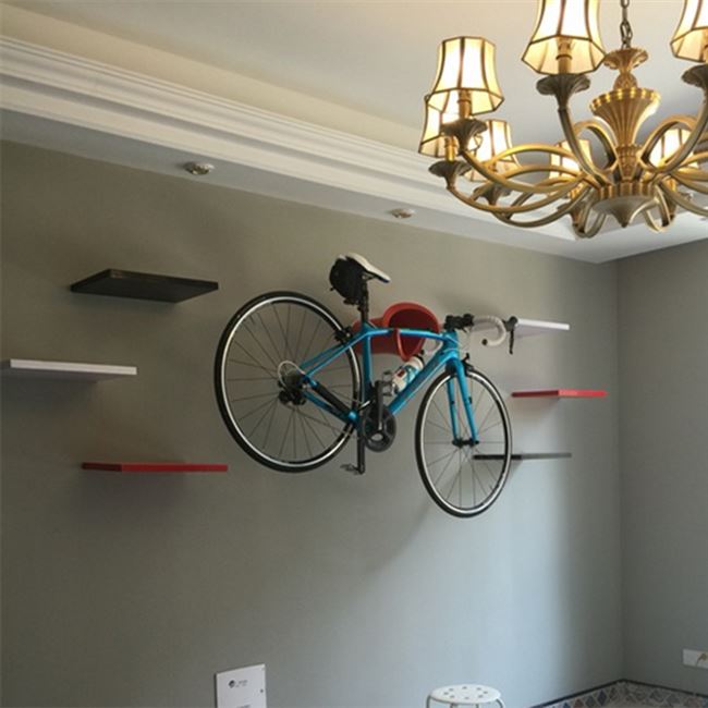 自行车壁挂式停车架图片
