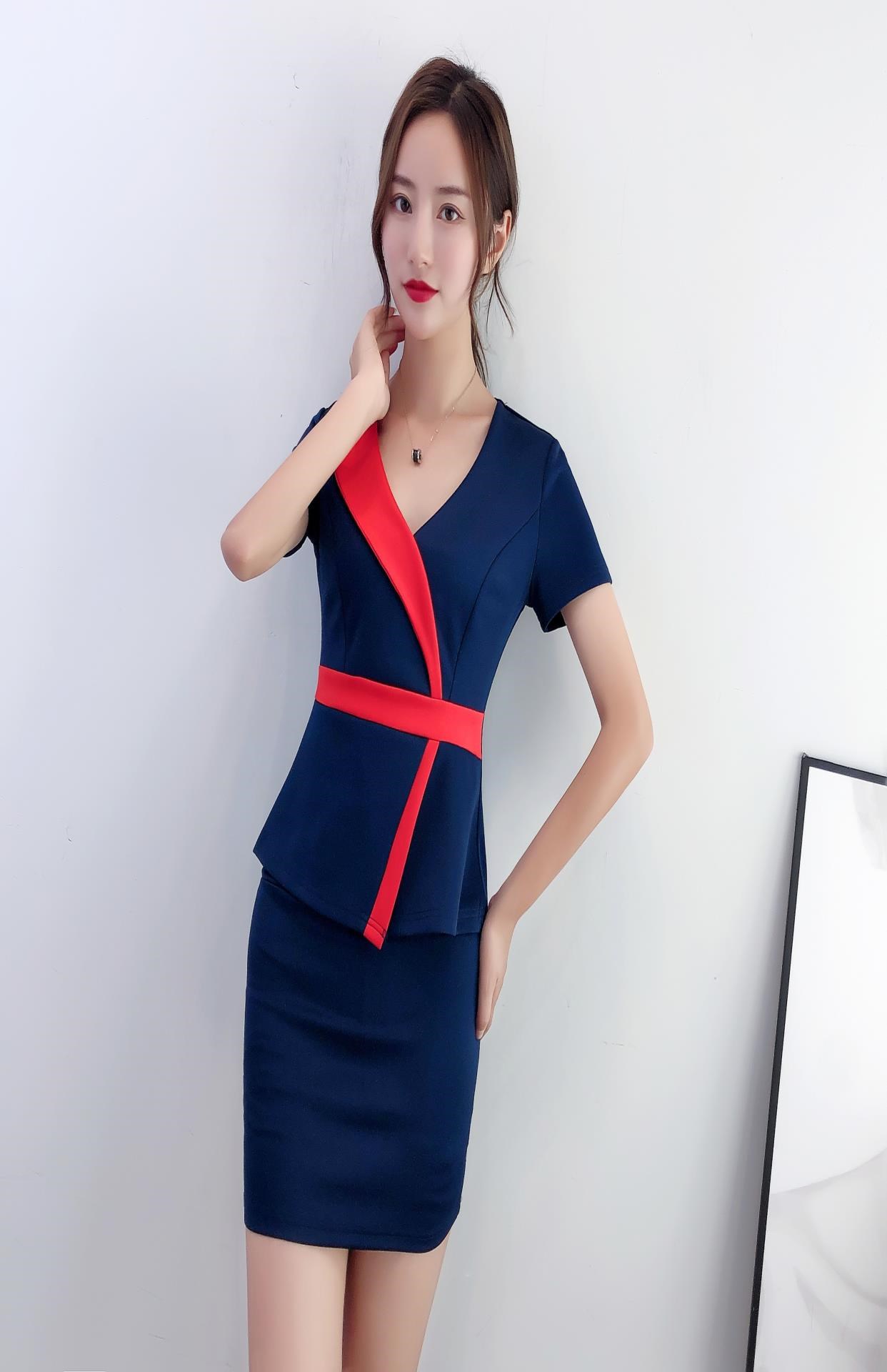 沐足工衣足疗桑拿技师服图片