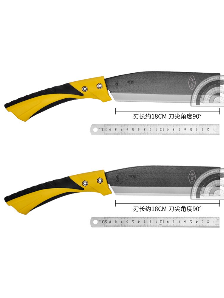 22q日本柴刀乐切竹割铊刀日式野炊腰铊消防野营柴刀开山修枝刀具