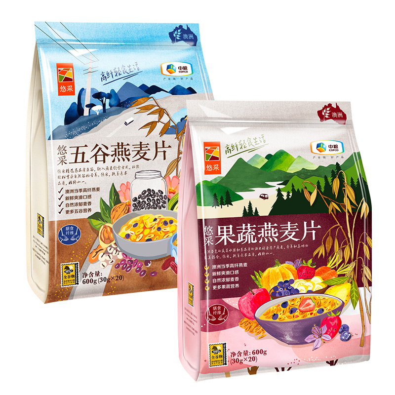 COFCO Big mining Brew precooked and ready to be eaten Oats 2 Bagged Fruits and vegetables+Grain)Independent packing breakfast Chongyin Substitute meal Nutritionin the Coffee/Oatmeal/Chongyin , 冲饮谷物/麦片, 蔬菜谷物混合麦片 category - from Buy2taobao.com to provide professional Taobao agent buy service
