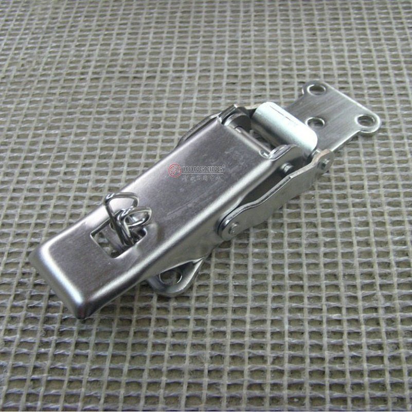 hongying加厚不锈钢弹簧箱扣重型航空箱搭扣箱包五金配件卡扣