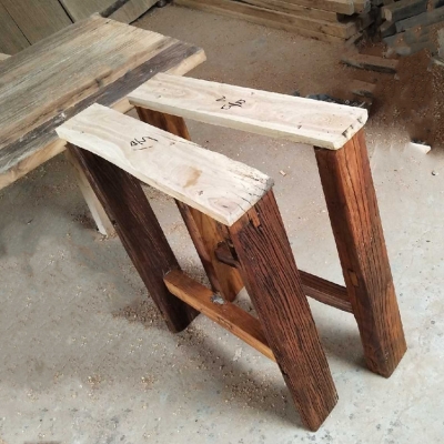 大板支架实木桌腿图片