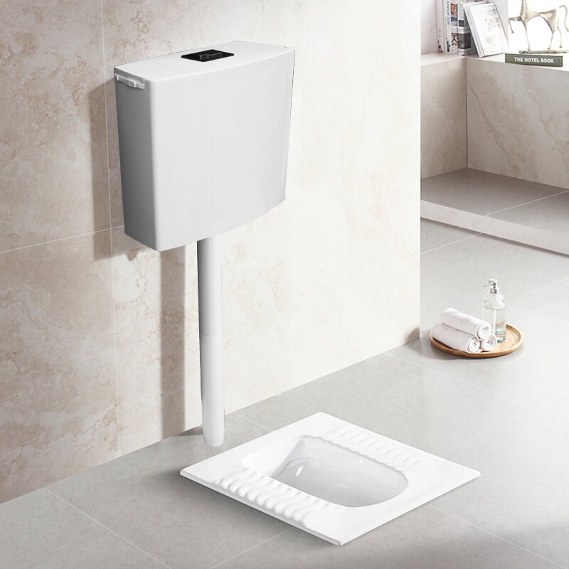 厨卫邦家用卫生间大冲力加厚节能蹲坑式便池马桶蹲便器厕所冲水箱