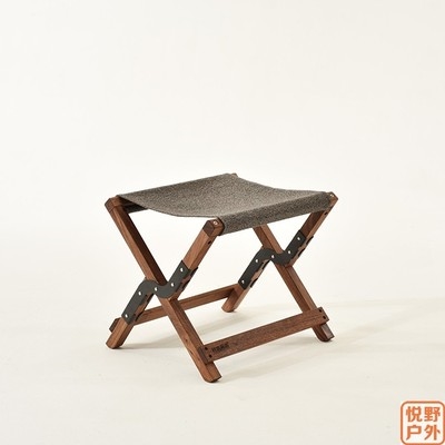 箱实折叠复古架什商店黑胡椒户外露营良椅子家用木胡桃木凳马扎盐