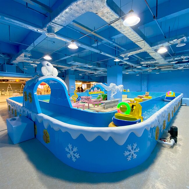 儿童商场乐园室内水道大型水上漂流游乐场考古设备户外娱乐新项目