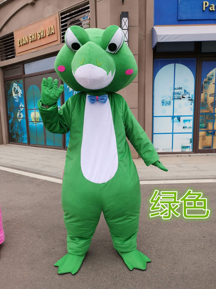 网红卡通人偶服装定制人穿行走跳舞表演玩偶衣服充气恐龙抖音鳄鱼