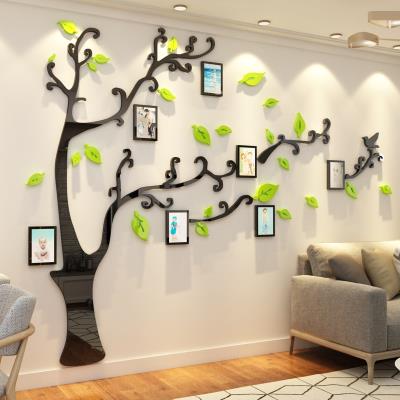 贴纸亚克力电视立体照片3d个性创意客厅画红墙面网墙自装饰背景粘