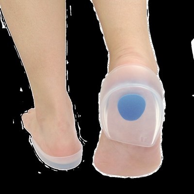 足跟垫脚后跟疼痛鞋垫半码柔软硅胶跟腱炎久站足跟痛加厚减震男女