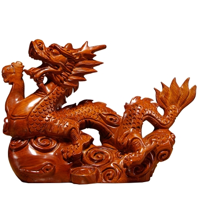 木雕龙摆件镇宅价格
