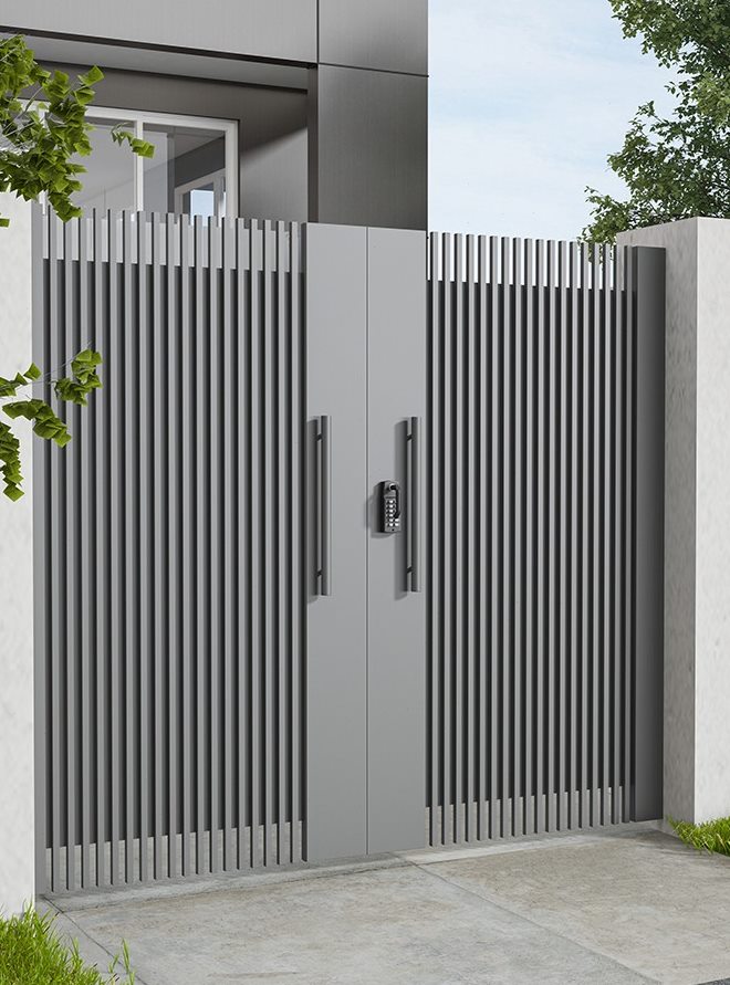 铁艺大门庭院门别墅入户门农村小院双开门围栏门欧式户外小区铁门