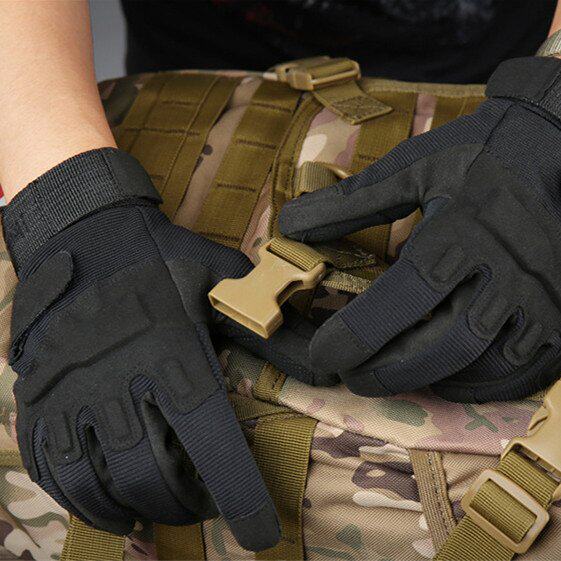 黑鹰全指战术手套男士特种兵格斗防割防滑户外运动骑行摩托车军迷