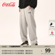 Coca-Cola/可口可乐休闲裤男春秋款美式潮牌重磅灰色运动裤