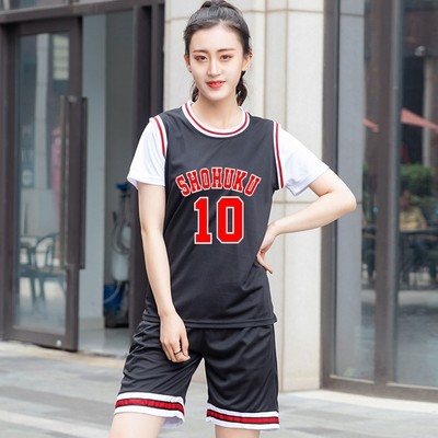 女生篮球衣bf风