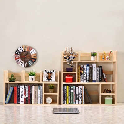 木质简易书架台式图片