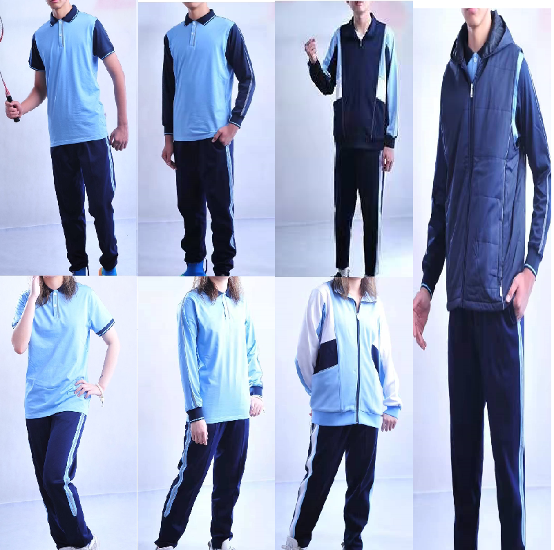 厦门市海沧区中学校服统一中高中男女学初生校服运动服短袖