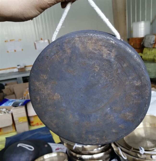 陕西锣鼓厂17/20/22cm马锣青铜小锣小铜锣乐器厂家直销//.