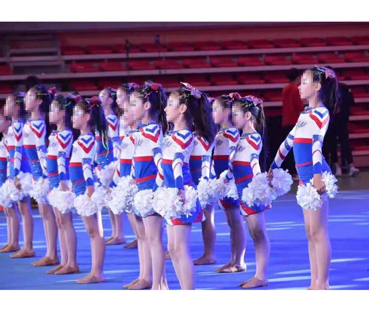 儿童啦啦操服装拉拉队服中小学生运动会男女演出服竞技比赛表演