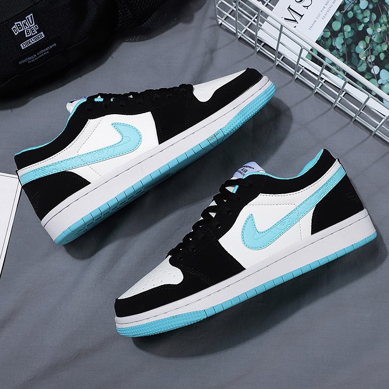 aj男鞋空军一号正版郭艾伦同款薄荷绿学生网红韩潮流休闲低帮板鞋