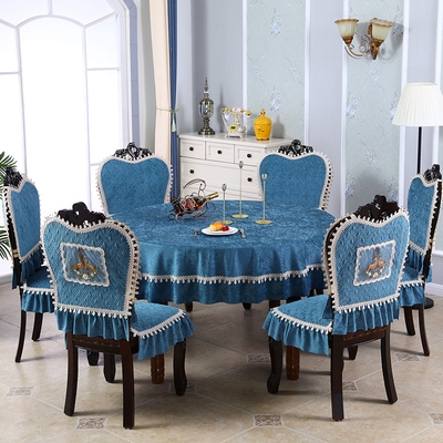 新品欧式餐桌布餐椅垫椅套布艺套装板凳椅子套罩通用靠背凳子套子