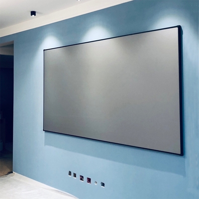 抗光幕布画框100寸金属图片