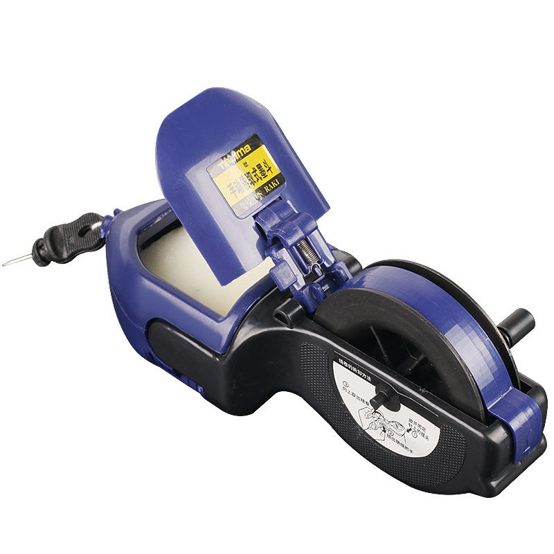 墨斗10米加长线木工自动划线器手摇木斗线塑料弹线棉线画线器工具