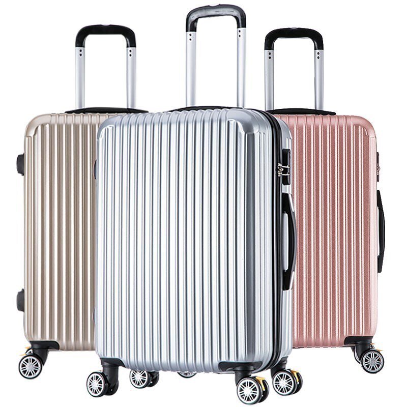 万向轮拉杆箱拉链款旅行箱男士行李箱女士密码锁包角拉箱20.24寸