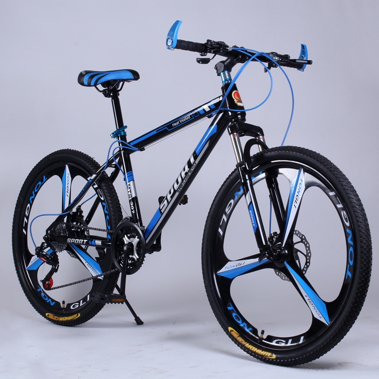 自行车山地车2427速双碟刹2026寸变速车成人学生儿童男越野单