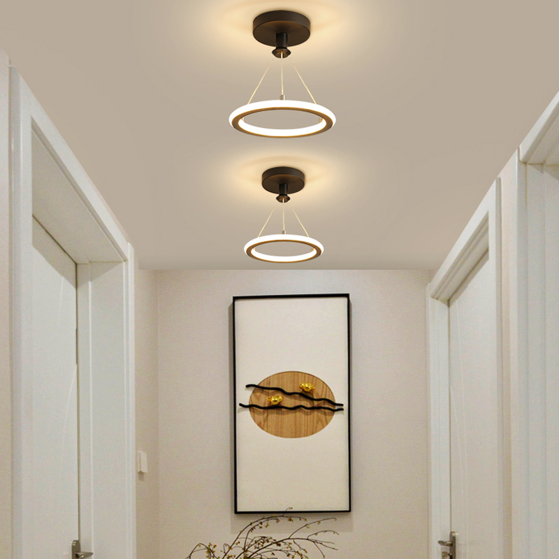 入户走廊灯2020年新款网红过道灯轻奢现代简约通道小灯明装吊灯.