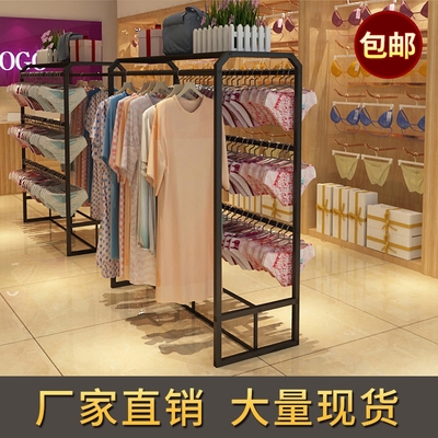 内衣店睡衣中岛架内裤货架落地式短裤睡衣展示架商场内衣架陈列.
