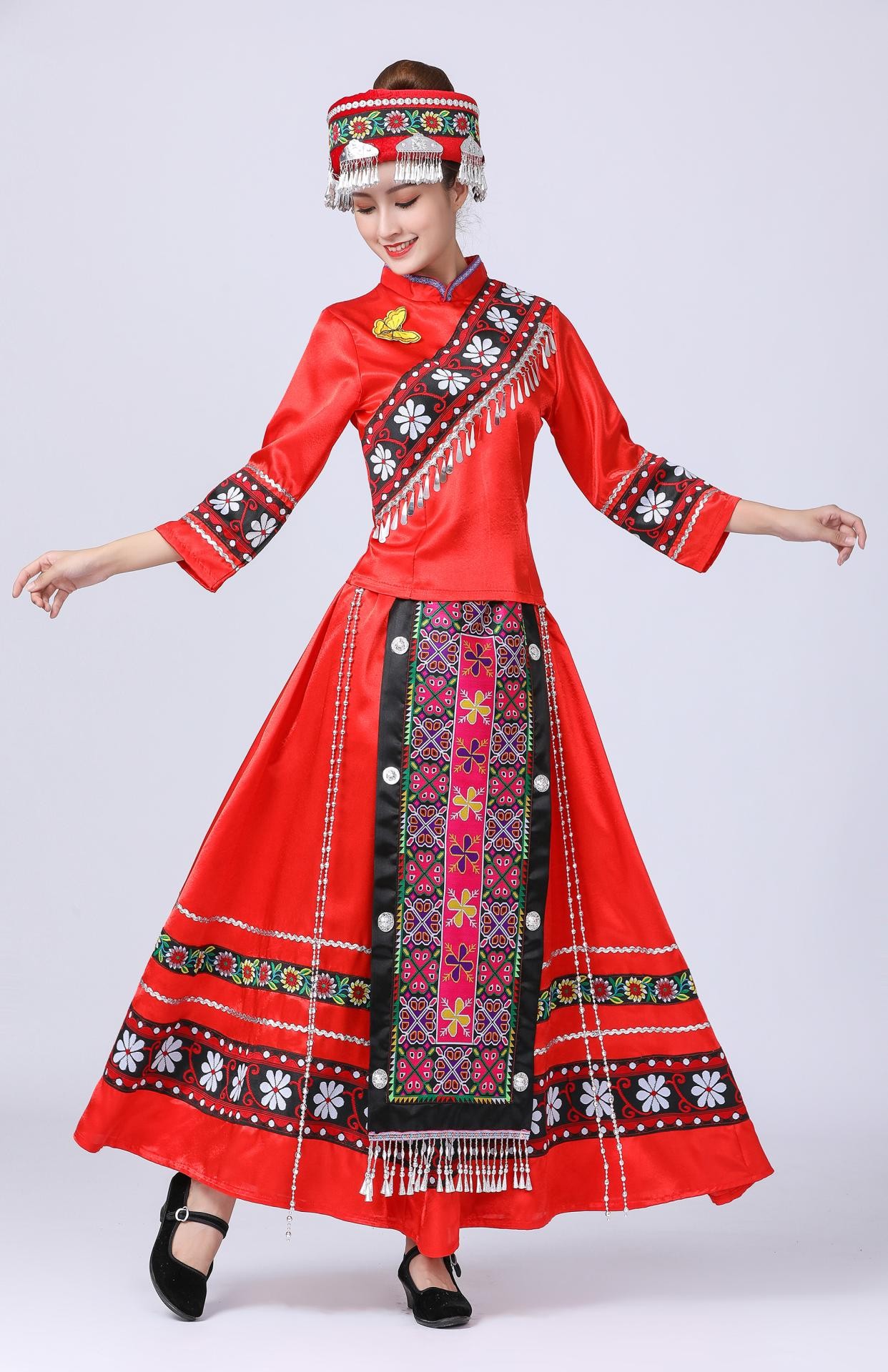 服饰简介之独龙族已售0新品淘宝￥5折后价￥5云南少数民族独龙族织造