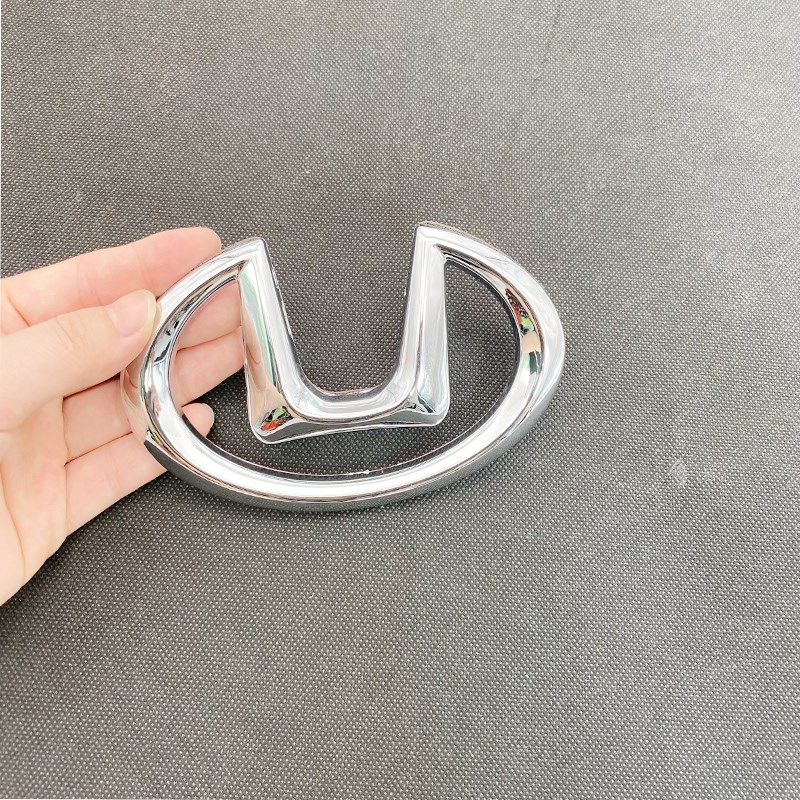 适用于08-12年华泰圣达菲前后车标u型标改装现代车头标后尾门标