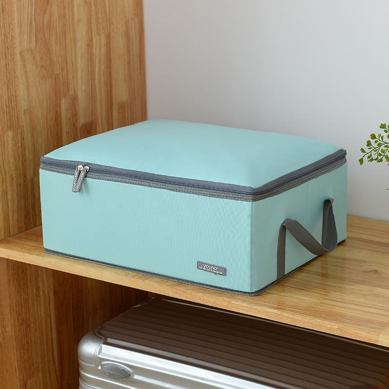 新品布艺拉链收纳箱可折叠衣服盒子牛津布储物盒小号放衣服的箱子
