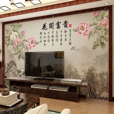 花开富贵墙纸价格