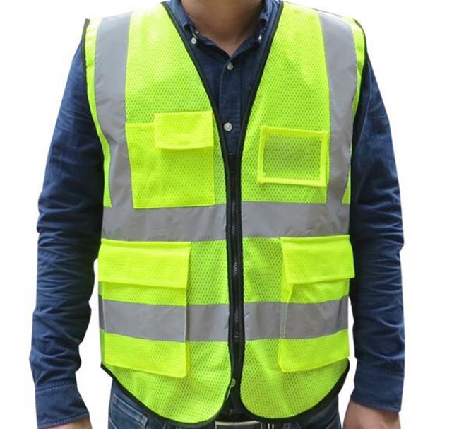 建筑工程施工工地消防救援透气网布安全发反光马甲夹背心防护衣服
