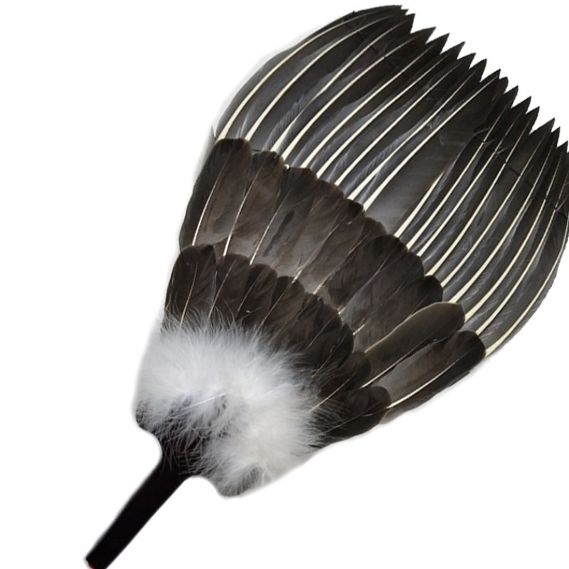 亮羽毛扇子三层羽扇工艺扇礼品扇子爆款热卖推介——佳漫企业店的小店