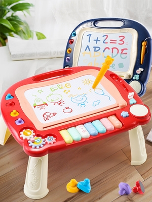 儿童画板磁性画写板笔图片