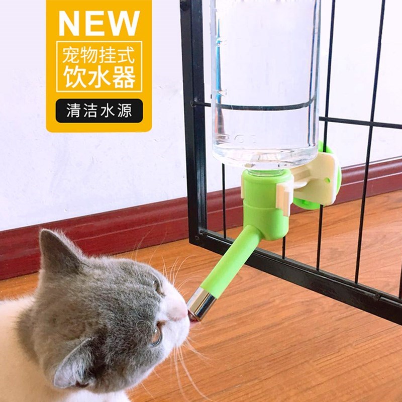 狗狗饮水器挂式自动宠物用品狗水壶泰迪大号狗喝水喂水器悬挂水.